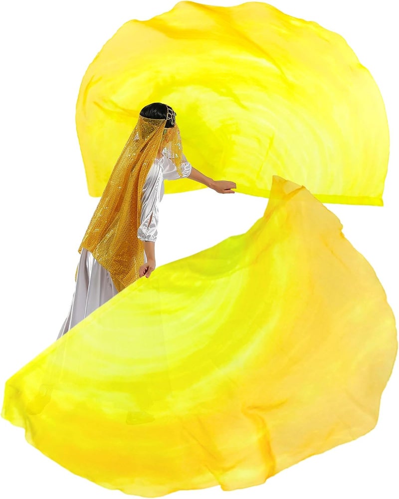 MUNAFIE Worship Flags for Dance Church,Praise Dance Flags for Worship Set(2 Flags+ 2 Flexi Rods+1 Storage Bag) #XY - Image 1